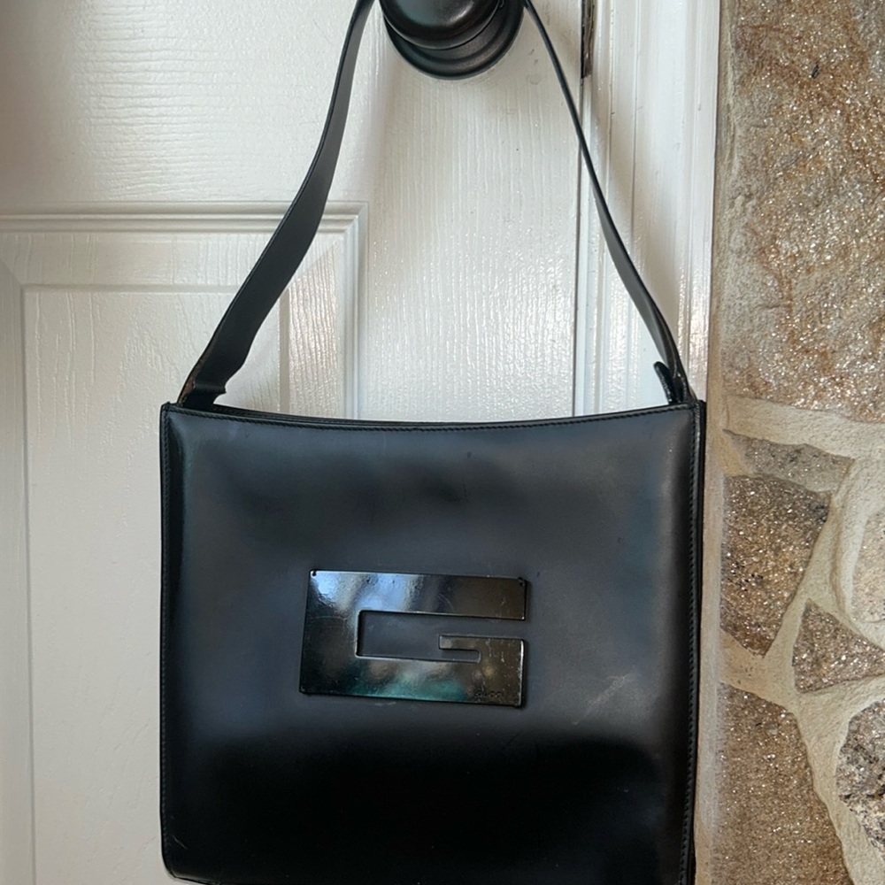 1998 Black Leather Gucci Bag